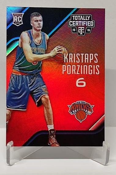 2015-16 Panini Totally Certified RC Kristaps Porzingis Knicks 126/149#198