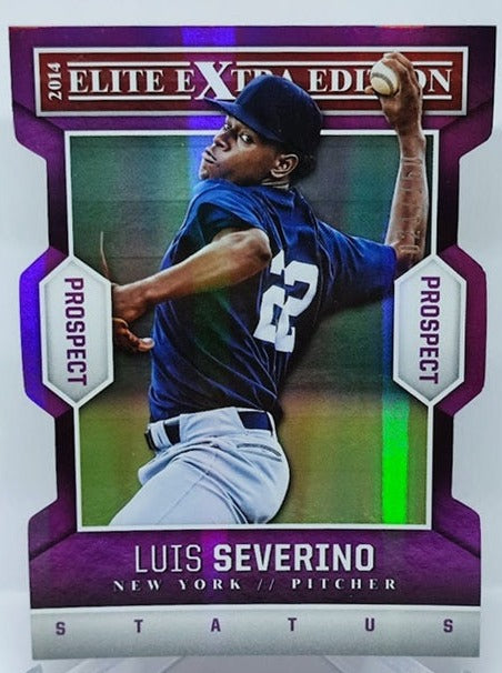 2014 Panini Elite Extra Edition Status Luis Severino New York 021/150 #66