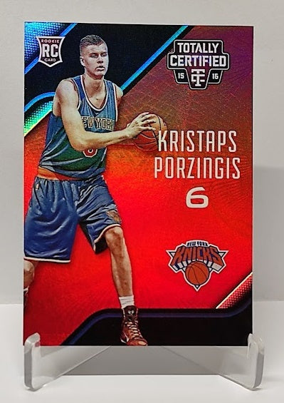 2015-16 Panini Totally Certified RC Kristaps Porzingis Knicks 126/149#198