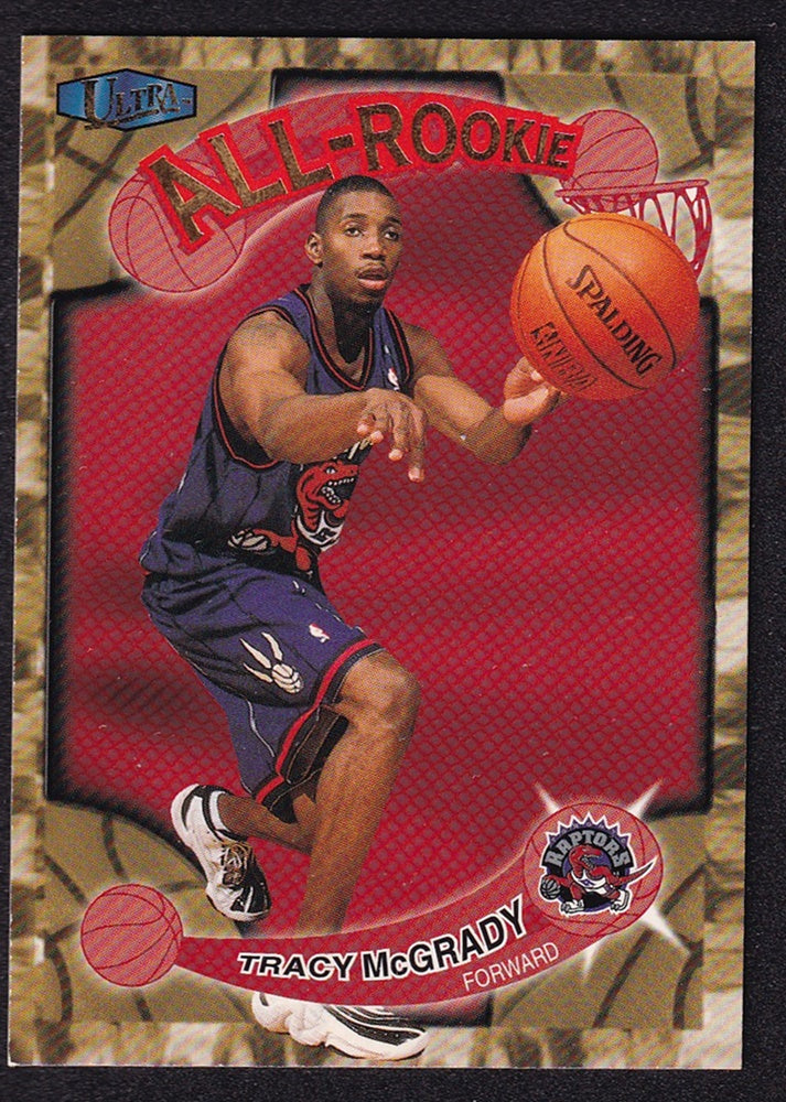 1997-98 Fleer Ultra All-Rookie Tracy McGrady Raptors *2