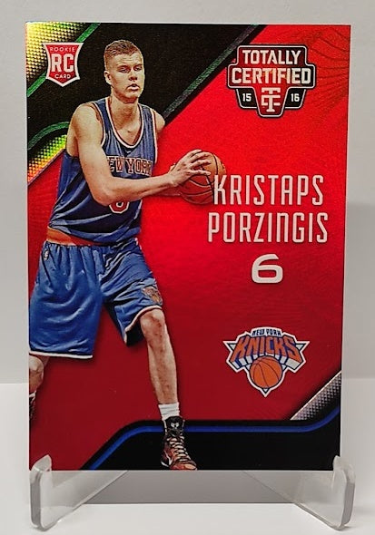 2015-16 Panini Totally Certified RC Kristaps Porzingis Knicks 126/149#198