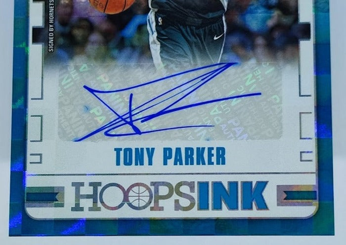 2018-19 Panini Hoops INK AU Tony Parker Charlotte Hornets