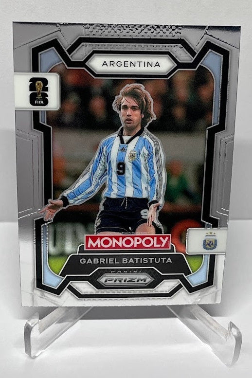 2026 Panini Monopoly Prizm FIFA World Cup Gabriel Batistuta #4