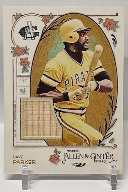 2024 Topps Allen & Ginter Relic Bat Dave Parker Pittsburgh Pirates