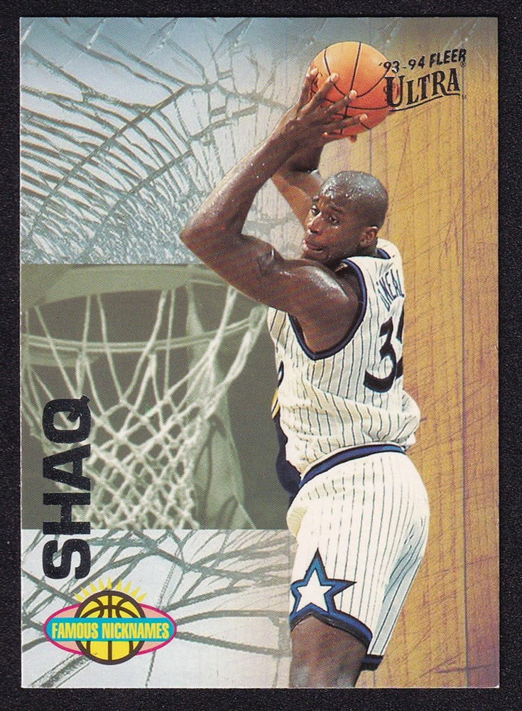 1993-94 Fleer Ultra Famous Nicknames Shaquille O'Neal Orlando *2