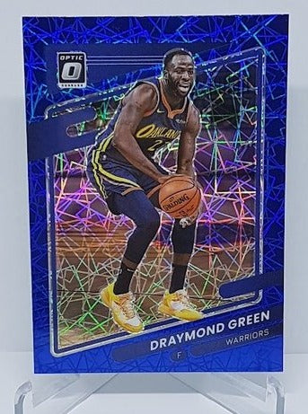 2021-22  Panini Donruss Optic Blue Velocity Draymond Green Warriors #29