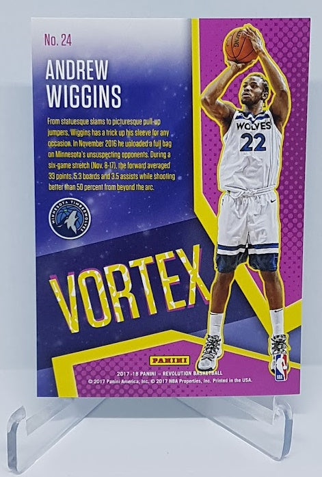 2017-18 Panini Revolution Vortex Andrew Wiggins Minnesota #24