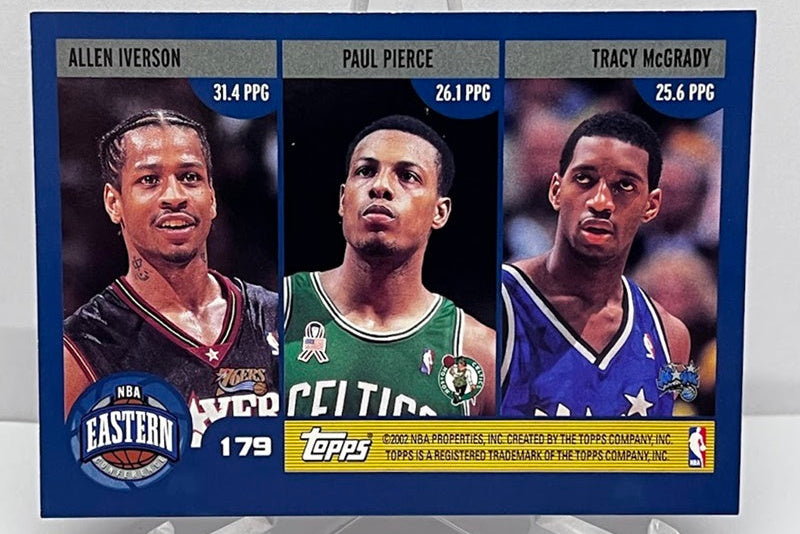 2002-03 Topps League Leaders Eastern/ Western Iverson Bryant O'Neal #179