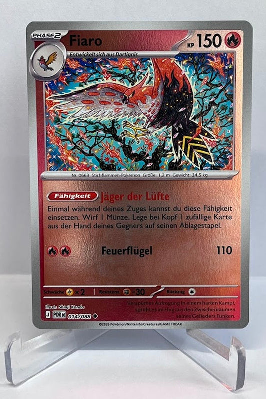 Pokemon Optimale Ordnung Fiaro 014/088 Holo Deutsch #99