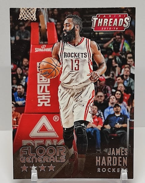 2015-16 Panini Threads Floor Generals James Harden Rockets #12