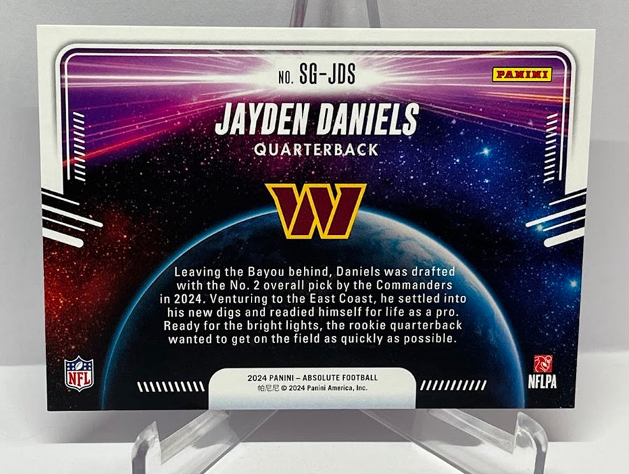 2024 Panini Absolute Star Gazing RC Jayden Daniels Commanders *3