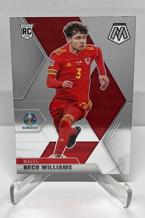 2021 Panini Mosaic UEFA EURO RC Neco Williams Wales #196