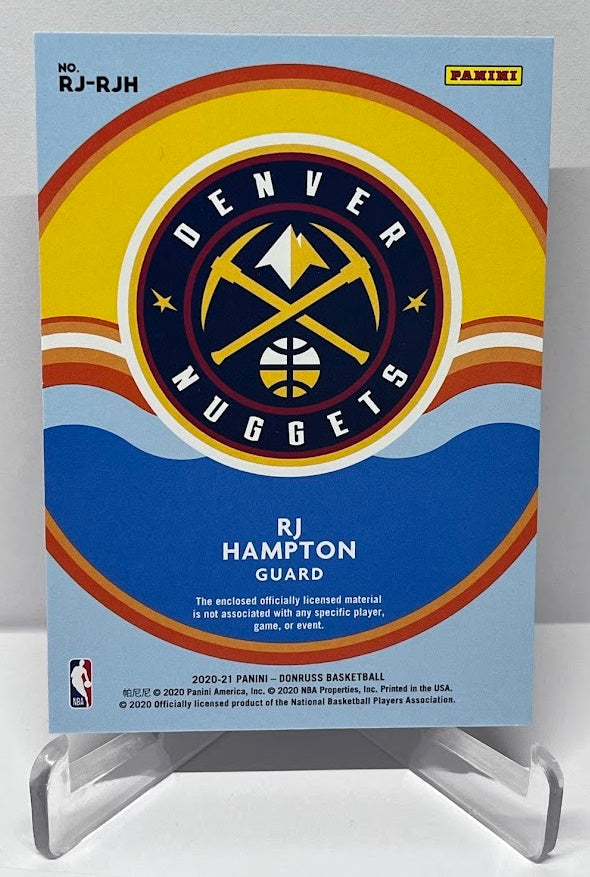 2020-21 Panini Donruss Jersey Kings RC RJ Hampton Nuggets