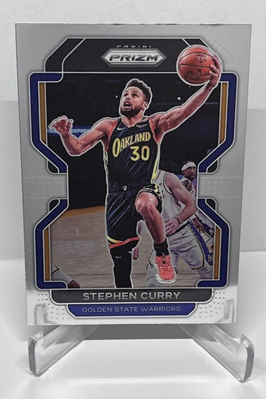 2021-22 Panini Prizm Stephen Curry Warriors #154