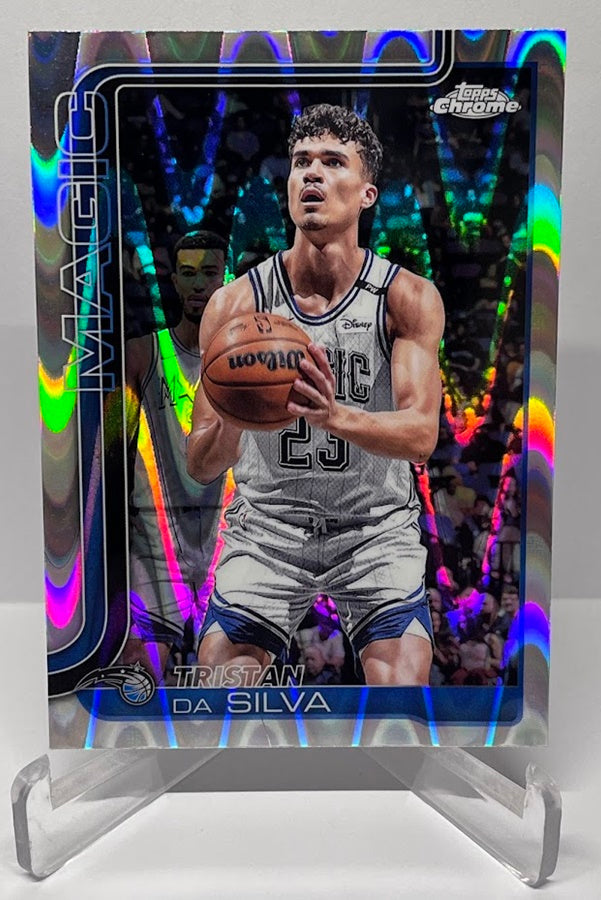 2025-26 Topps Chrome Raywave Tristan Da Silva Orlando Magic #173