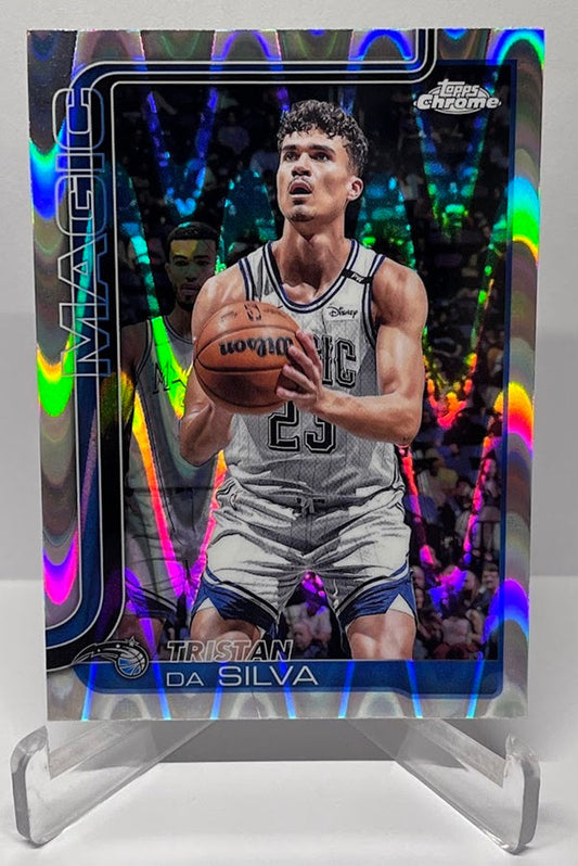 2025-26 Topps Chrome Raywave Tristan Da Silva Orlando Magic #173