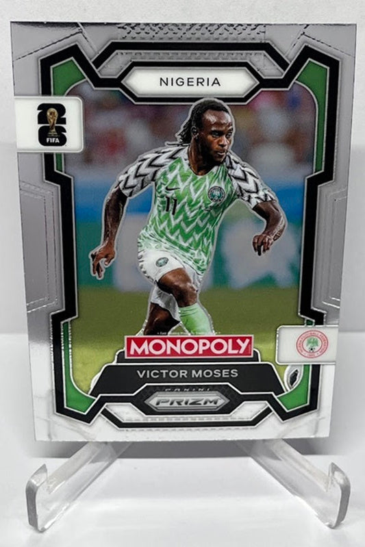 2026 Panini Monopoly Prizm FIFA World Cup Victor Moses Nigeria #79