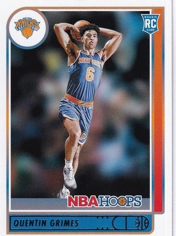 2021-22 Panini Hoops RC Quentin Grimes Knicks #206