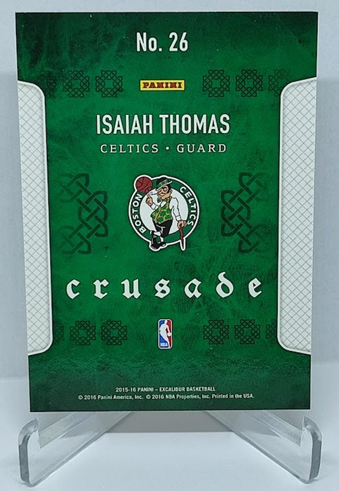 2015-16 Panini Excalibur Crusade Camo Isaiah Thomas Celtics #26