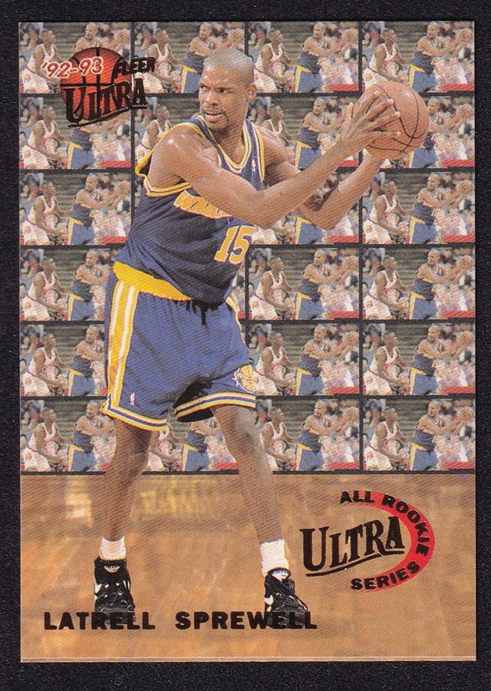 1992-93 Fleer Ultra All Rookie Series Latrell Sprewell Warriors *2