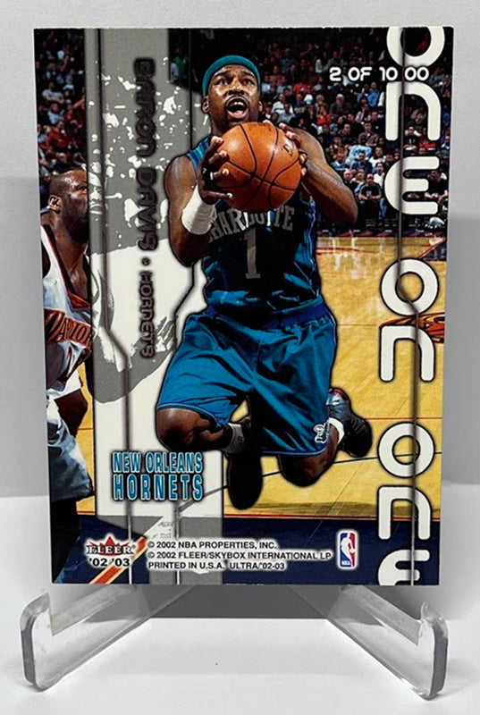 2002-03 Fleer Ultra One on One Allen Iverson Baron Davis #2