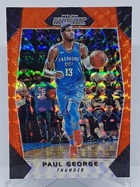 2017-18 Panini Mosaic Prizm Paul George OKC Thunder #99