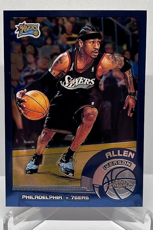 2003 Topps Chrome Allen Iverson Philadelphia 76ers #3