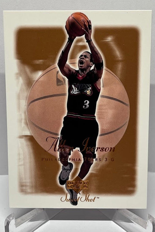 2001 Upper Deck Sweet Shot Allen Iverson Philadelphia 76ers #64