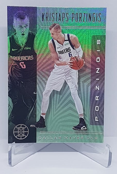 2019-20 Panini Illusions Emerald Kristaps Porzingis Mavericks #58