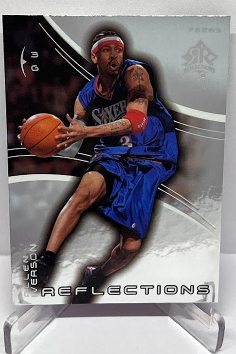 2004 Upper Deck Reflections Allen Iverson Philadelphia 76ers #61
