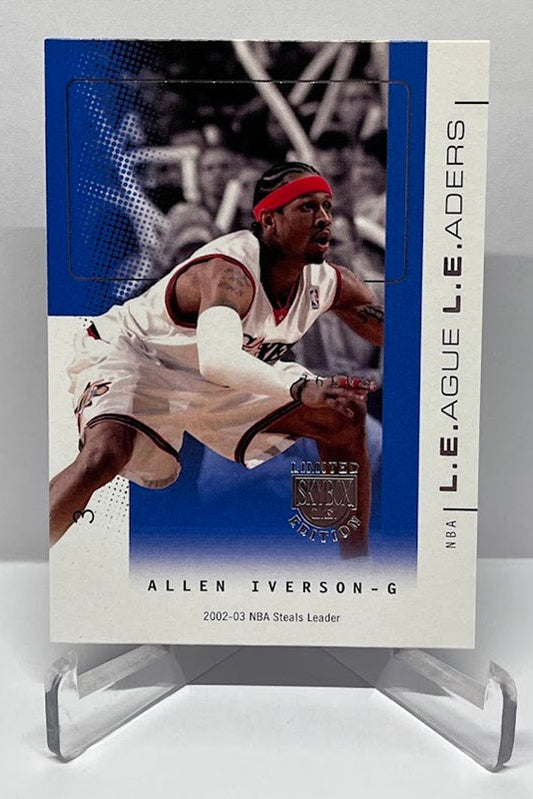 2003-04 Fleer Skybox League Leaders Allen Iverson 76ers #4