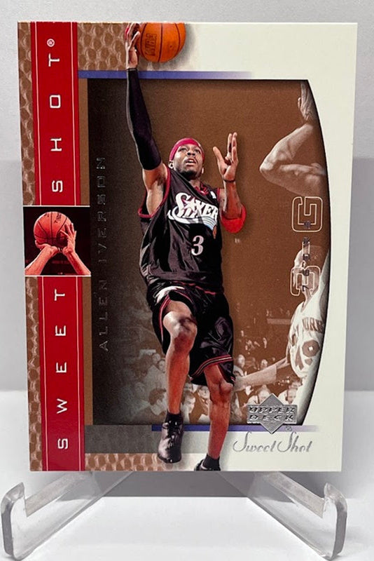 2003 Upper Deck Sweet Shot Allen Iverson Philadelphia 76ers #62