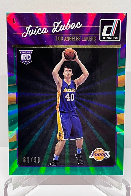 2016-17 Panini Donruss RC Ivica Zubac Lakers 81/99 #176