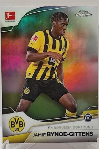 2022-23 Topps Chrome Refractor RC Janie Bynoe-Gittens Dortmund #29