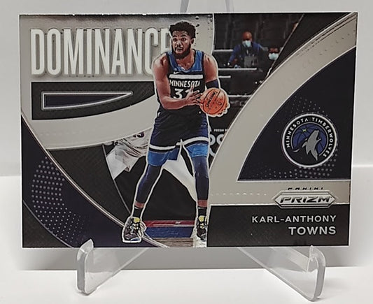 2021-22 Panini Prizm Dominance Karl-Anthony Towns Minnesota #9