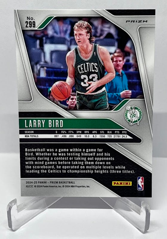 2024-25 Panini Prizm Silver Prizm China Larry Bird Boston #299