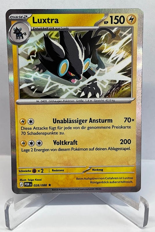 Pokemon Optimale Ordnung Luxtra 028/088 Holo Deutsch #99