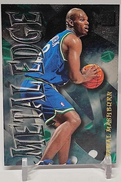 1996-97 Fleer Metal Edge Jamal Mashburn Timberwolves *2