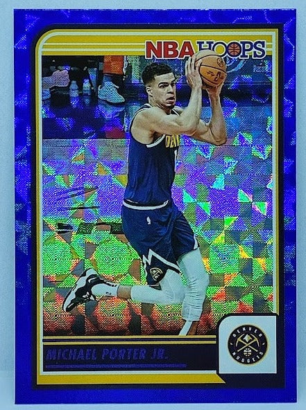 2023-24 Panini Hoops Hyper Blue Michael Porter jr. Nuggets #213