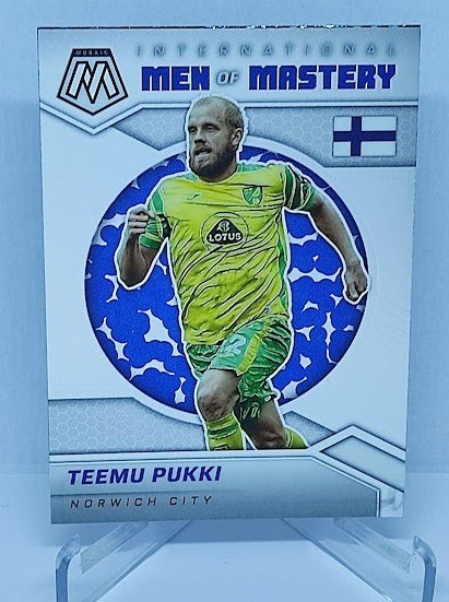 2021-22 Panini Mosaic Premiere League Men of Mastery Teemu Pukki Norwich