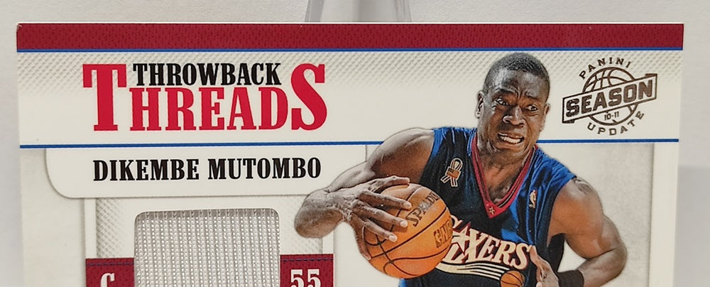 2012-11 Panini Season Update Throwback Threads Dikembe Mutombo 114/299 #2