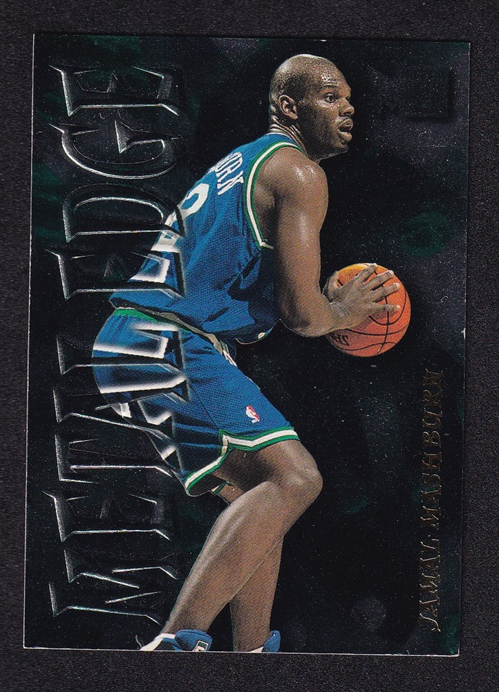 1996-97 Fleer Metal Edge Jamal Mashburn Timberwolves *2