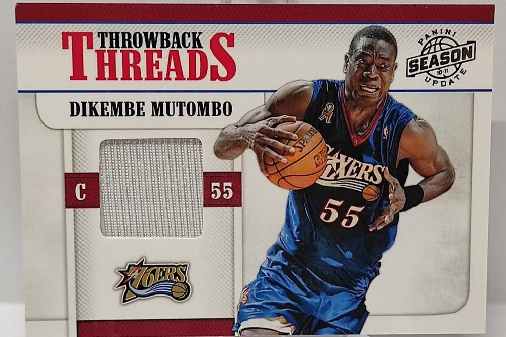 2012-11 Panini Season Update Throwback Threads Dikembe Mutombo 114/299 #2