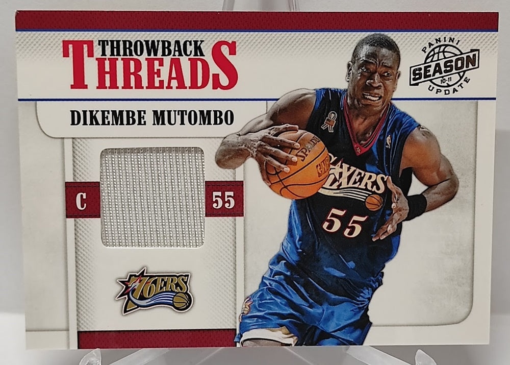 2012-11 Panini Season Update Throwback Threads Dikembe Mutombo 114/299 #2