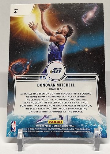 2020-21 Panini Donruss Zero Gravity Donovan Mitchell Jazz #4