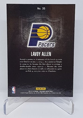 2013-14 Panini Crusade Lavoy Allen Pacers #35