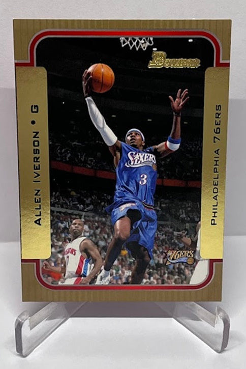 2003-04 Topps Bowman Rookies and Stars Allen Iverson Philadelphia 76ers #10