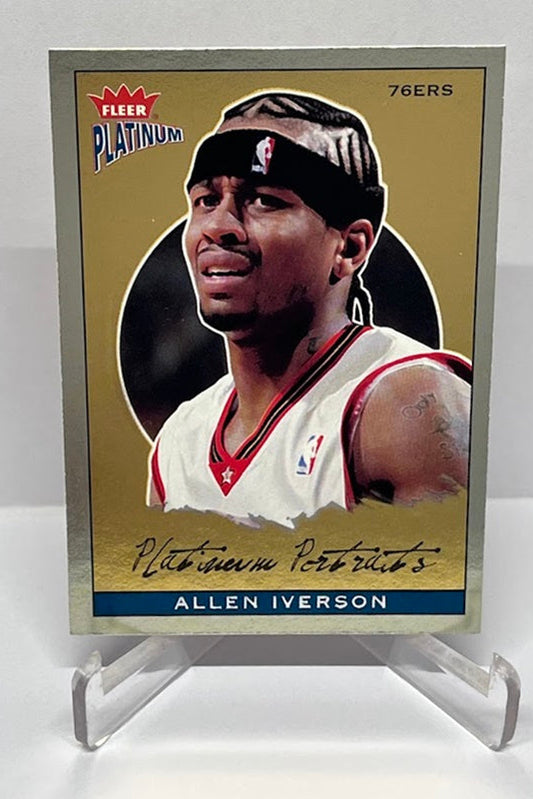 2003-04 Fleer Platinum Portraits Allen Iverson Philadelphia 76ers #8