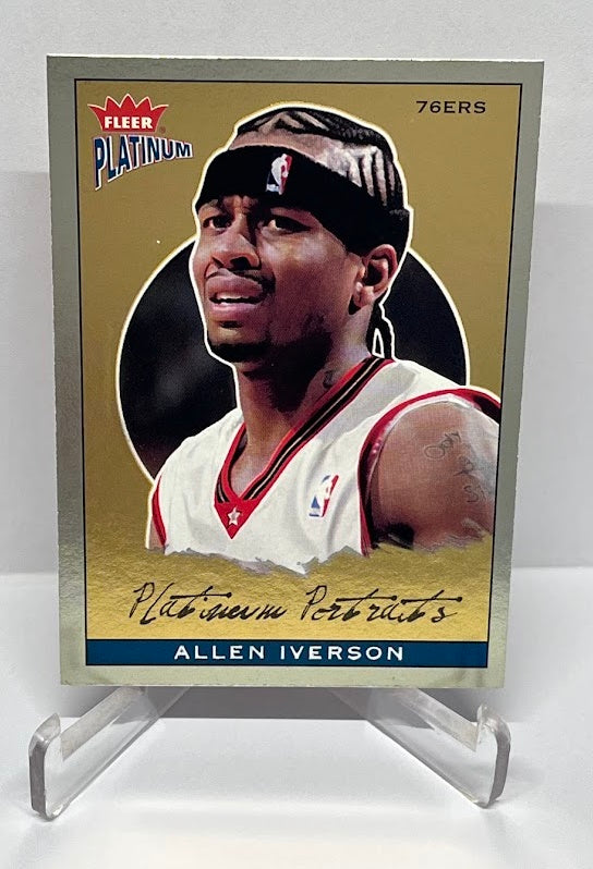 2003-04 Fleer Platinum Portraits Allen Iverson Philadelphia 76ers #8
