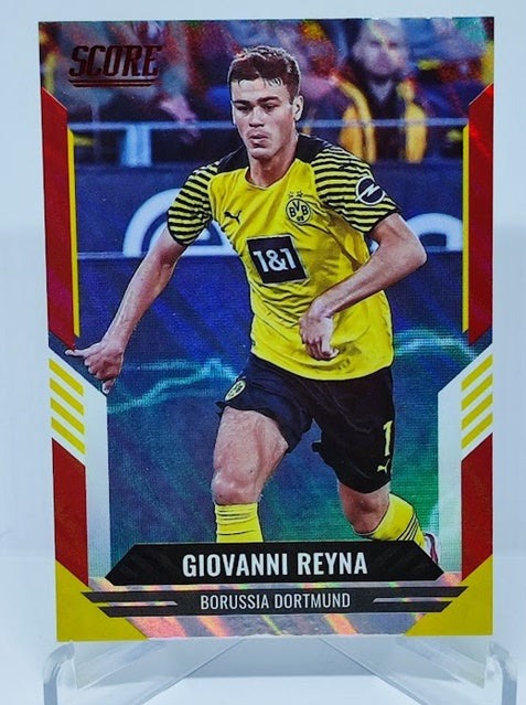 2021-22 Panini Score FIFA Red Lava Giovanni Reyna Dortmund #125
